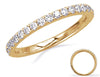 .52CT DIAMOND 14KT YELLOW GOLD 3D CLASSIC 3/4 ETERNITY WEDDING ANNIVERSARY RING