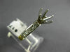 ESTATE .66CT DIAMOND 14KT 2 TONE GOLD ROUND SEMI MOUNT ENGAGEMENT RING #23795