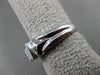 ESTATE .38CT PRINCESS & ROUND CUT DIAMOND 18KT WHITE GOLD FRIENDSHIP RING #18277