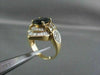 ANTIQUE LARGE 5.70CT DIAMOND & AAA EXTRA FACET SAPPHIRE 18KT YELLOW GOLD RING