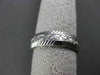 ANTIQUE 14KT WHITE GOLD 3D FLORAL FILIGREE WEDDING ANNIVERSARY RING 5mm #18934