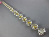 EXTRA LARGE 19.42CT WHITE & FANCY YELLOW DIAMOND 18KT WHITE GOLD TENNIS BRACELET