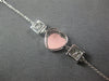 ESTATE .46CT DIAMOND 18KT WHITE GOLD 3D HEART SHAPE BY THE YARD SQUARE NECKLACE