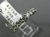ESTATE .74CT DIAMOND 14KT WHITE GOLD SEMI ETERNITY WEDDING ANNIVERSARY RING 1211