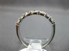 .36CT DIAMOND 14KT WHITE GOLD 3MM ROUND 7 STONE CHANNEL WEDDING ANNIVERSARY RING