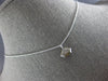 ESTATE 1.82CT CHOCOLATE FANCY DIAMOND 18KT WHITE GOLD PENTAGON SOLITAIRE PENDANT