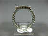 ESTATE LARGE 1.0CT DIAMOND 14KT WHITE GOLD 3D PAVE RECTANGULAR MULTI ROW RING