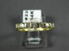 ESTATE .50CT DIAMOND 14K YELLOW GOLD 7 STONE OPEN CHANNEL ANNIVERSARY RING 22467