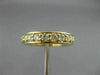 .77CT DIAMOND 14KT YELLOW GOLD 3D CLASSIC SEMI ETERNITY WEDDING ANNIVERSARY RING