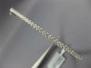 .98CT DIAMOND 18KT WHITE GOLD 3D CLASSIC 2MM SEMI ETERNITY CUFF BANGLE BRACELET