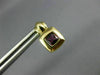 ESTATE .80CT AAA AMETHYST 14KT YELLOW GOLD 3D CLASSIC SQUARE STUD EARRINGS