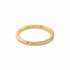 .20CT DIAMOND 18KT YELLOW GOLD 3D CLASSIC SEMI ETERNITY WEDDING ANNIVERSARY RING