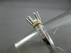 ESTATE WIDE .68CT DIAMOND 14KT TWO TONE SEMI MOUNT ROUND ENGAGEMENT RING #22403