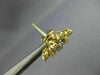 LARGE 4.08CT WHITE & FANCY YELLOW DIAMOND 18KT TWO TONE GOLD 3D HANGING EARRINGS