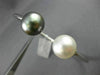 ESTATE AAA SOUTH SEA & TAHITIAN PEARL 18KT WHITE GOLD FLEXIBLE BANGLE BRACELET