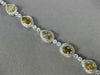 ESTATE 8.3CT WHITE CHOCOLATE FANCY YELLOW DIAMOND 18K 2TONE GOLD TENNIS BRACELET
