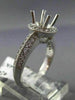 ESTATE .63CT DIAMOND 14K WHITE GOLD 9 STONE CHANEL WEDDING ANNIVERSARY RING 2419