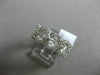 ESTATE .75CT DIAMOND 14K WHITE GOLD OPEN CIRCLE OF LIFE WEDDING ANNIVERSARY RING