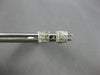 ESTATE .25CT DIAMOND 14KT WHITE GOLD 3D PRINCESS INVISIBLE SQUARE STUD EARRINGS