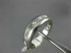 ESTATE WIDE .68CT BAGUETTE DIAMOND PLATINUM 3D 5 STONE CHANNEL ANNIVERSARY RING