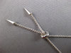 LONG 1.41CT DIAMOND AAA SAPPHIRE 18KT WHITE GOLD PEAR SHAPE HALO TENNIS BRACELET