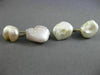 ANTIQUE LARGE PEARL 14K YELLOW GOLD 3D CLASSIC BAROQUE DOUBLE SIDED CUFFLINKS