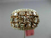 LARGE 5.55CT WHITE & PINK DIAMOND 18K WHITE & ROSE GOLD WEDDING ANNIVERSARY RING
