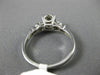 ANTIQUE .40CT OLD MINE DIAMOND 18KT WHITE GOLD SOLITAIRE ENGAGEMENT RING #21616