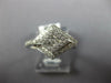 ESTATE .40CT DIAMOND 18KT WHITE GOLD MULTI ROW 3D BELT SNAKE RING