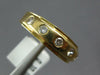 .30CT DIAMOND 14KT YELLOW GOLD 3D ETOILE 6 STONE MATTE & SHINY ANNIVERSARY RING