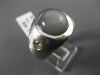ESTATE LARGE 9.50CT DIAMOND & AAA STAR SAPPHIRE 14KT WHITE GOLD MENS RING #26279