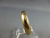 ESTATE SOLID 14KT YELLOW GOLD 4.5MM COMFORT FIT MILGRAIN ANNIVERSARY RING #27595
