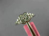 ESTATE .56CT DIAMOND 18KT WHITE GOLD ROUND 4 LEAF CLOVER SQUARE FLOWER LOVE RING