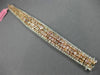 ESTATE LARGE 23.72CT WHITE & PINK DIAMOND 18KT WHITE & ROSE GOLD TENNIS BRACELET