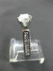 ESTATE 1.45CT ROUND DIAMOND 14KT WHITE GOLD SOLITAIRE ENGAGEMENT RING #22131