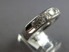 LARGE 1.25CT DIAMOND 14K WHITE GOLD CHANNEL COMFORT FIT WEDDING ANNIVERSARY RING
