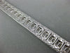 ESTATE LARGE 9.93CT DIAMOND 18KT WHITE GOLD 3D CLASSIC ETERNITY TENNIS BRACELET