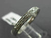 ESTATE .30CT DIAMOND 14KT WHITE GOLD FILIGREE ETERNITY ANNIVERSARY RING #19885