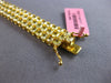 EXTRA LARGE 23.71CT FANCY YELLOW DIAMOND 18KT YELLOW GOLD 3 ROW TENNIS BRACELET