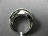 ESTATE WIDE 2.97CT DIAMOND & GREEN AMETHYST 14KT WHITE GOLD X RAINBOW LOVE RING