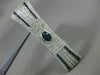 ESTATE LARGE 2.90CT DIAMOND & AAA SAPPHIRE 18KT WHITE GOLD 3D BOW TIE BROOCH PIN