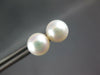 ESTATE AAA SOUTH SEA PEARL 14KT YELLOW GOLD 3D CLASSIC 8MM STUD EARRINGS #27278