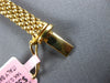 ESTATE .75CT DIAMOND 14K 2 TONE GOLD 3D SQUARE BY THE YARD MESH ITALIAN BRACELET
