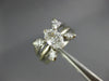 WIDE 1.09CT DIAMOND 14KT WHITE GOLD 3D MARQUISE SOLITAIRE INSERT ENGAGEMENT RING