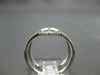 ESTATE WIDE .27CT DIAMOND 14KT WHITE GOLD 3D DOUBLE ANCHOR V SHAPE FUN LOVE RING