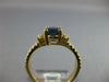 WIDE 2.05CT DIAMOND & AAA SAPPHIRE 14KT YELLOW GOLD OVAL & ROUND ENGAGEMENT RING