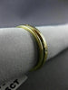 ESTATE .15CT DIAMOND 14KT YELLOW GOLD 3D CLASSIC ETOILE ANNIVERSARY RING #12887