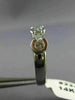 ESTATE 1.20CT DIAMOND 14KT WHITE GOLD 7 STONE SEMI BEZEL ANNIVERSARY RING #22471
