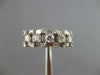 1.20CT DIAMOND 14K WHITE GOLD ROUND PRINCESS & BAGUETTE CLASSIC ANNIVERSARY RING