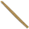 GIA LARGE 27.99CT WHITE & FANCY YELLOW DIAMOND 18KT 2 TONE GOLD TENNIS BRACELET